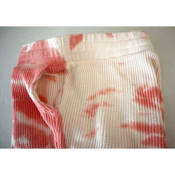 Style & Co 100135811MS Women's Sz XS Pink Tie Dye Waffle-Knit Jogger Pants - Picture 7 of 10